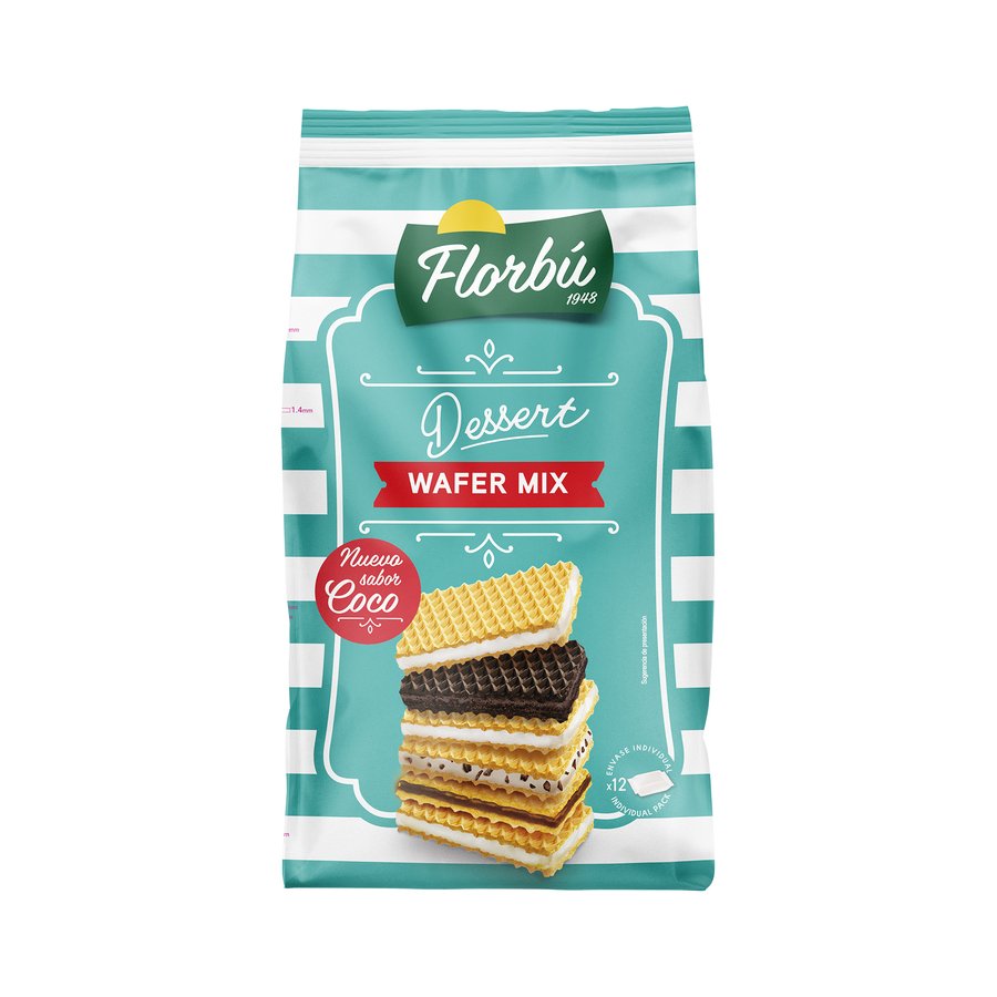 Barquillos FLORBU mix bolsa 330 g