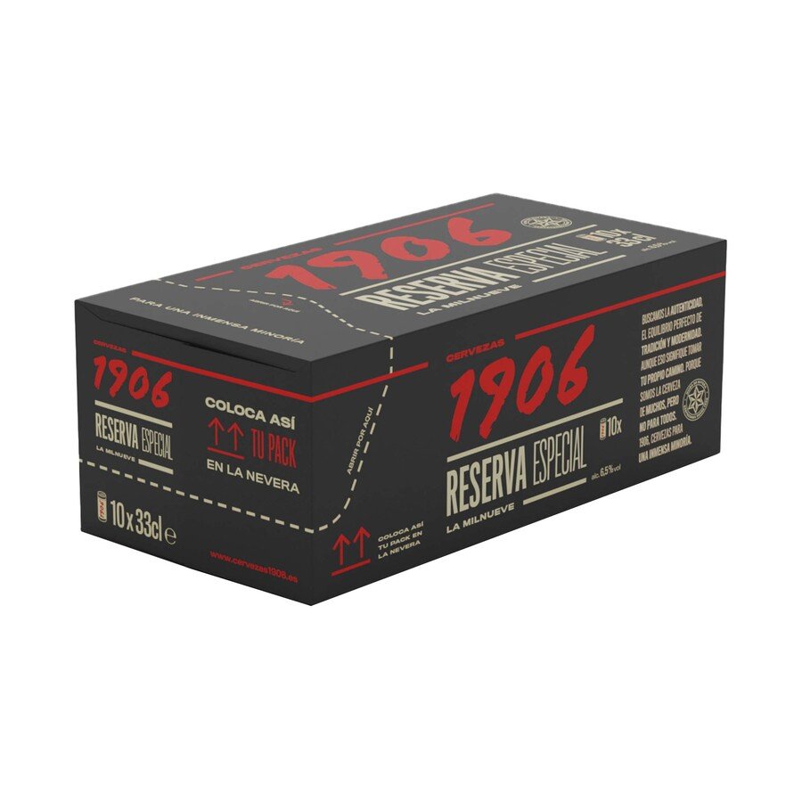 Cerveza 1906 Reserva Especial frigopack lata 10x33 cl