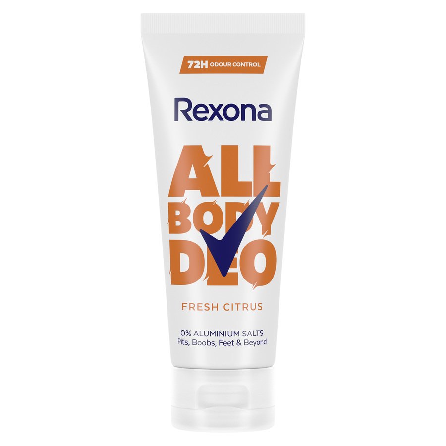 Desodorante REXONA all body fresh citrus crema 75 ml