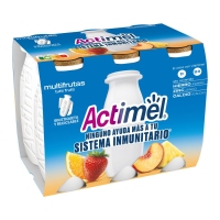 ACTIMEL DANONE líquido multifrutas pack 6x100 g