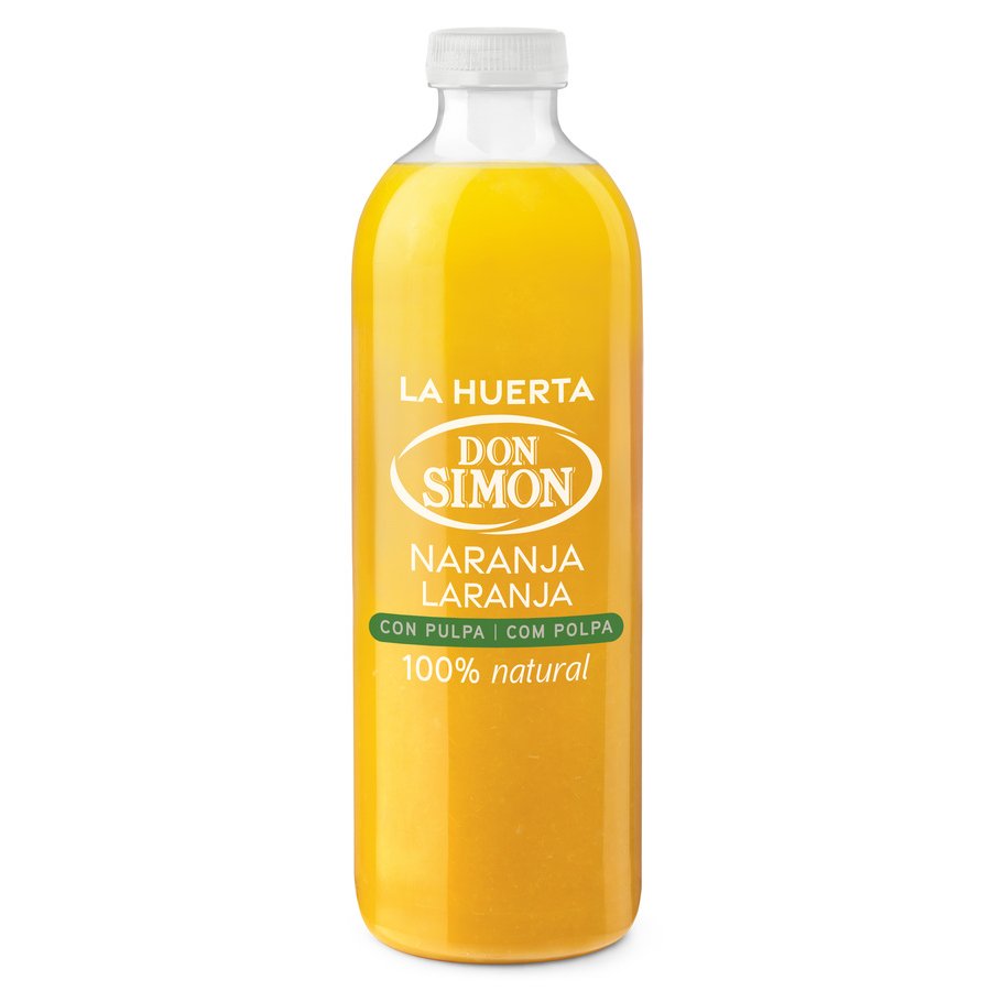 Zumo refrigerado DON SIMON naranja exprimida con pulpa 1 l