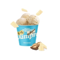 Helado OLIMPRO crema de leche - avellana - chocolate blanco tarrina 400 g