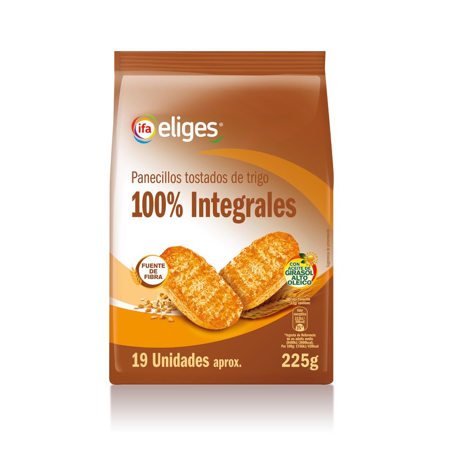 Panecillos tostados integrales IFA ELIGES 225 g