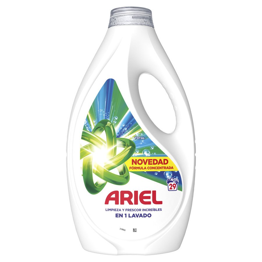 Detergente líquido ARIEL Total 29 lavados