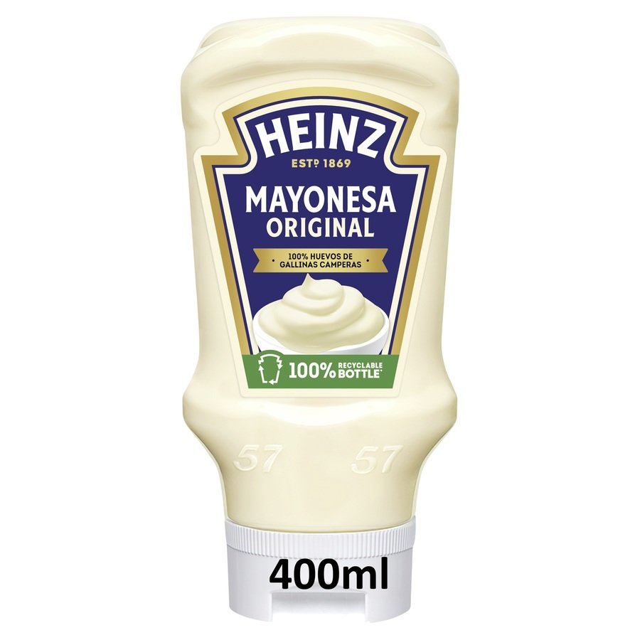 Mayonesa HEINZ bocabajo 400 ml