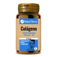 Colágeno y acido hialurónico NATURTIERRA 30 cápsulas