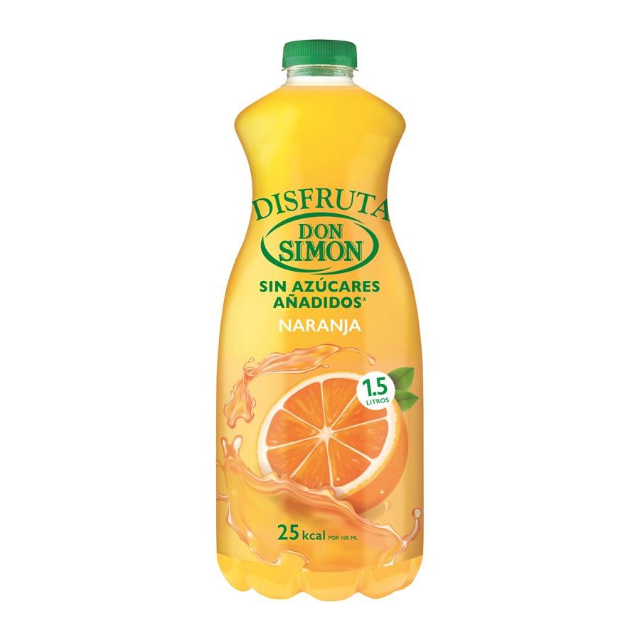 Imagen de Néctar naranja DON SIMON disfruta sin azúcar 1,5 l