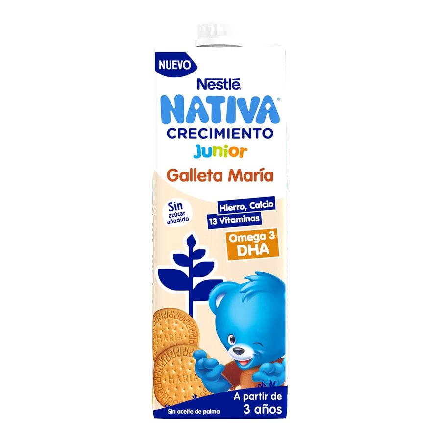 Preparado lácteo NESTLE junior crecimiento galleta 1 l
