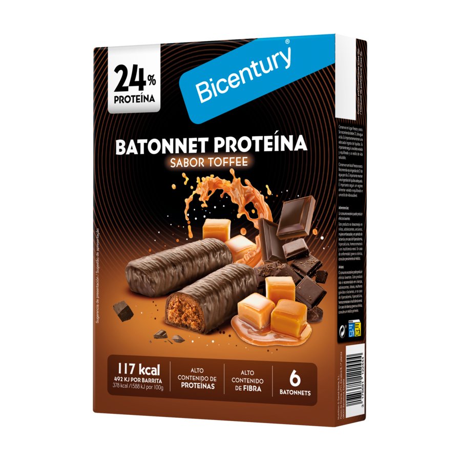 Bastones sabor toffee BIMANAN Sustitutivo paquete 6 x 31 g