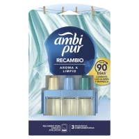 Ambientador eléctrico AMBIPUR 3 Vol recambio aroma limpio