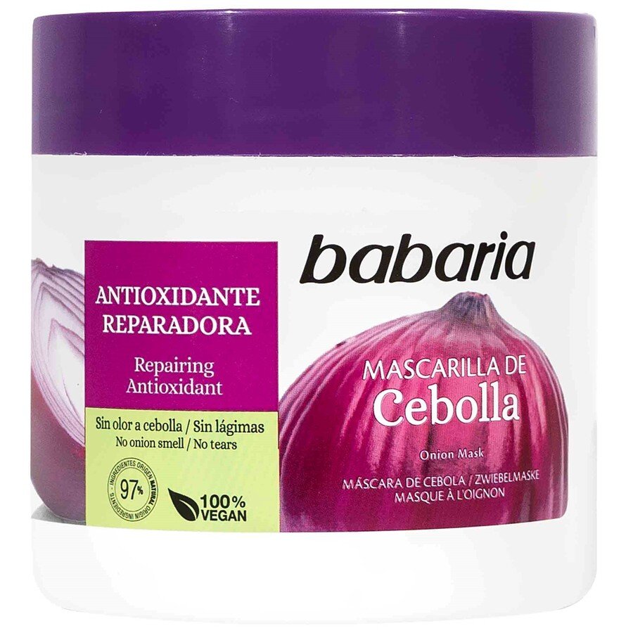 Mascarilla cebolla BABARIA antioxidante 400 ml