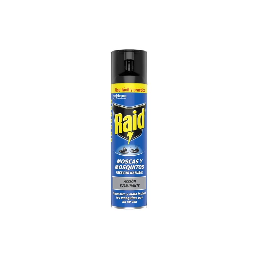 Insecticida RAID moscas y mosquitos spray 400 ml