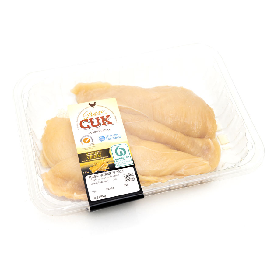 Filete pechuga de pollo GRAN CUK kilo