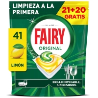 Lavavaixelas máquina FAIRY orixinal 21 unidades + 20 de balde