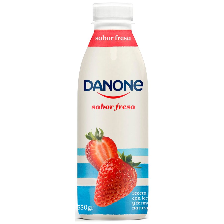 Yogur líquido DANONE fresa 550 g