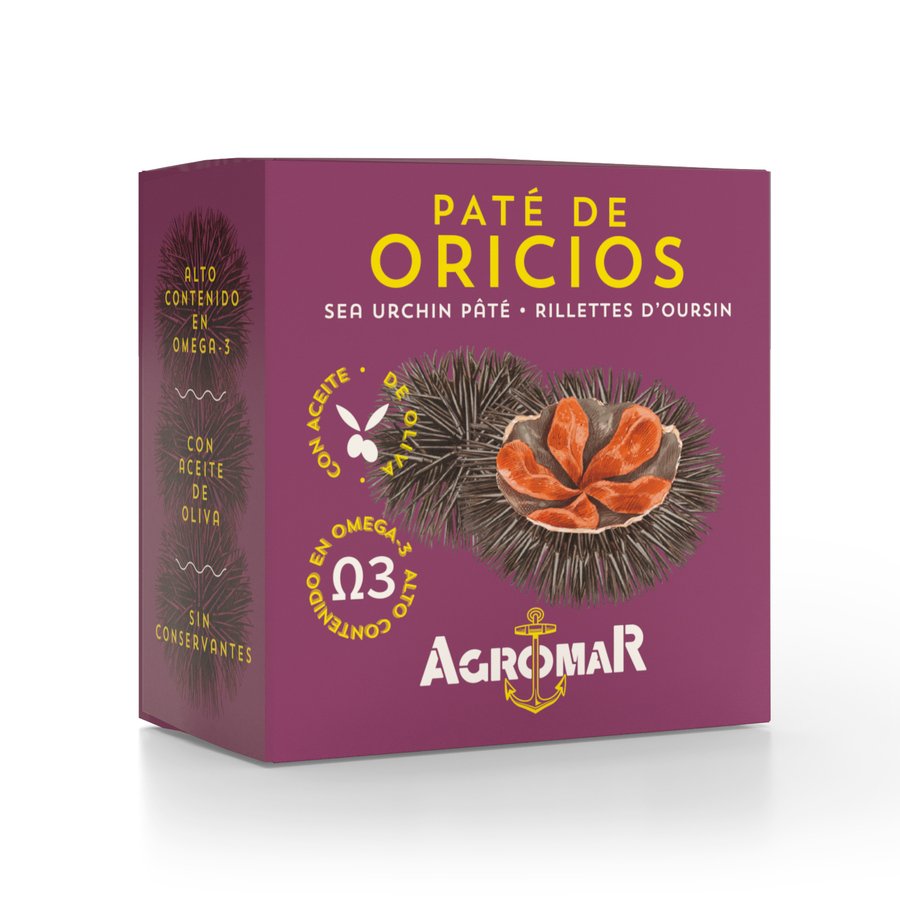 Paté de oricios AGROMAR lata 100 g pn.