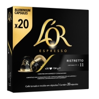 Café cápsulas L'OR Espresso Ristretto 20 unidades 104 g