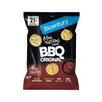 Mini tortita BICENTURY bbq original 21% proteína 60 g