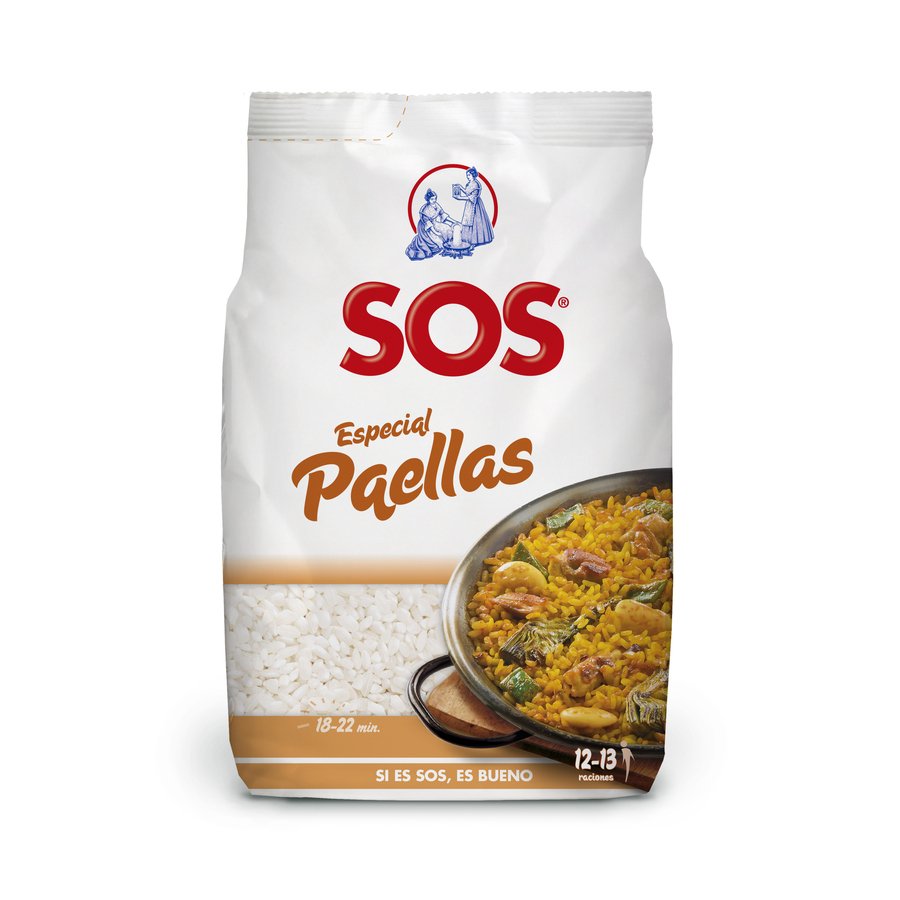 Arroz SOS especial paellas paquete 1 kg