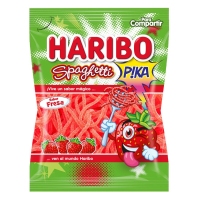 Caramelos goma HARIBO Spaghetti Pika Fresa bolsa 150 g