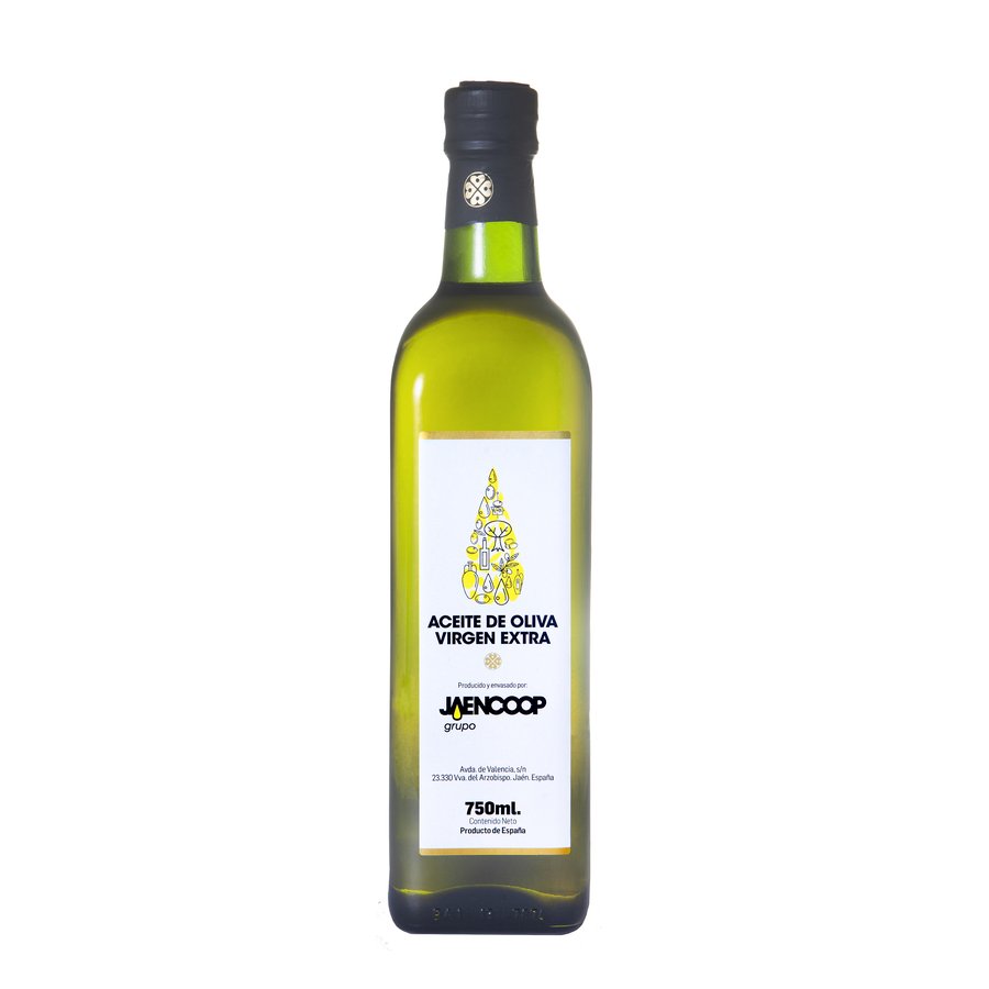 Aceite oliva virgen extra JAENCOOP botella 75 cl