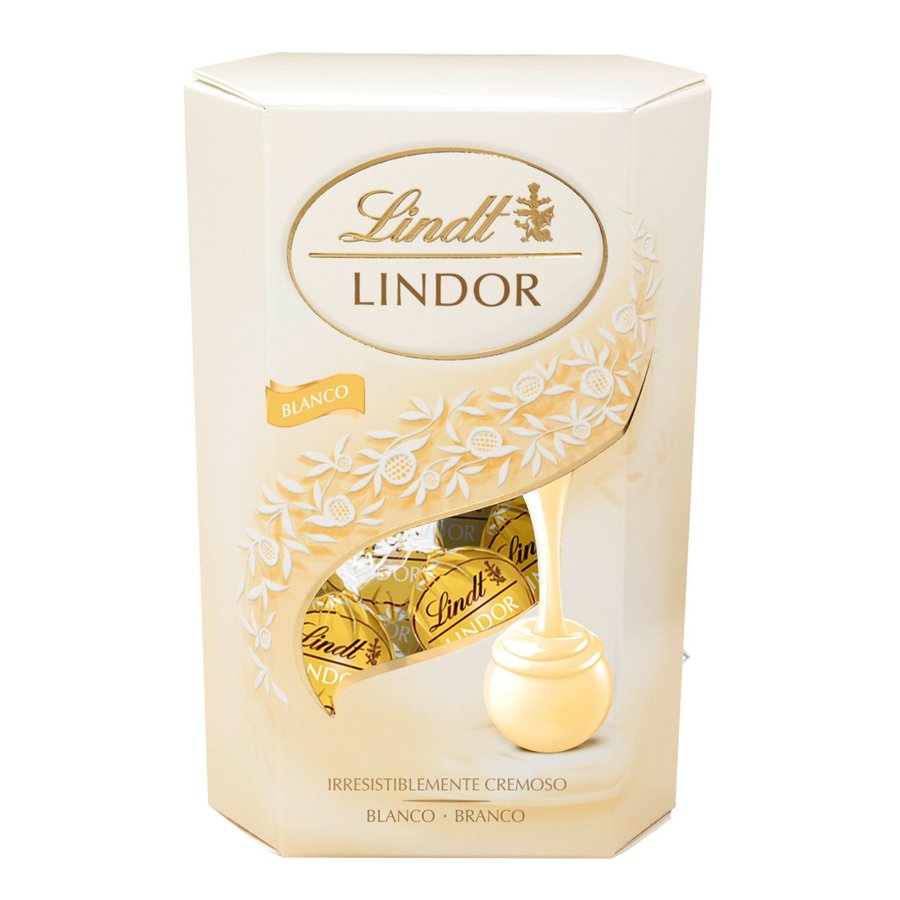 Imagen de Bombones LINDT Lindor chocolate blanco 200 g