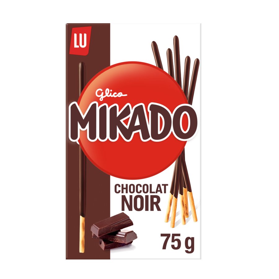 Galletas LU MIKADO chocolate noir 75 g