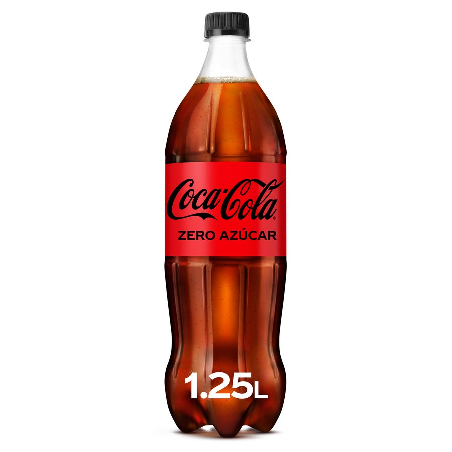 Refresco COCA-COLA Zero botella 1,25 l