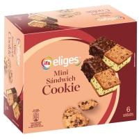 Helado sándwich mini IFA ELIGES cookie 6 unidades 324 g