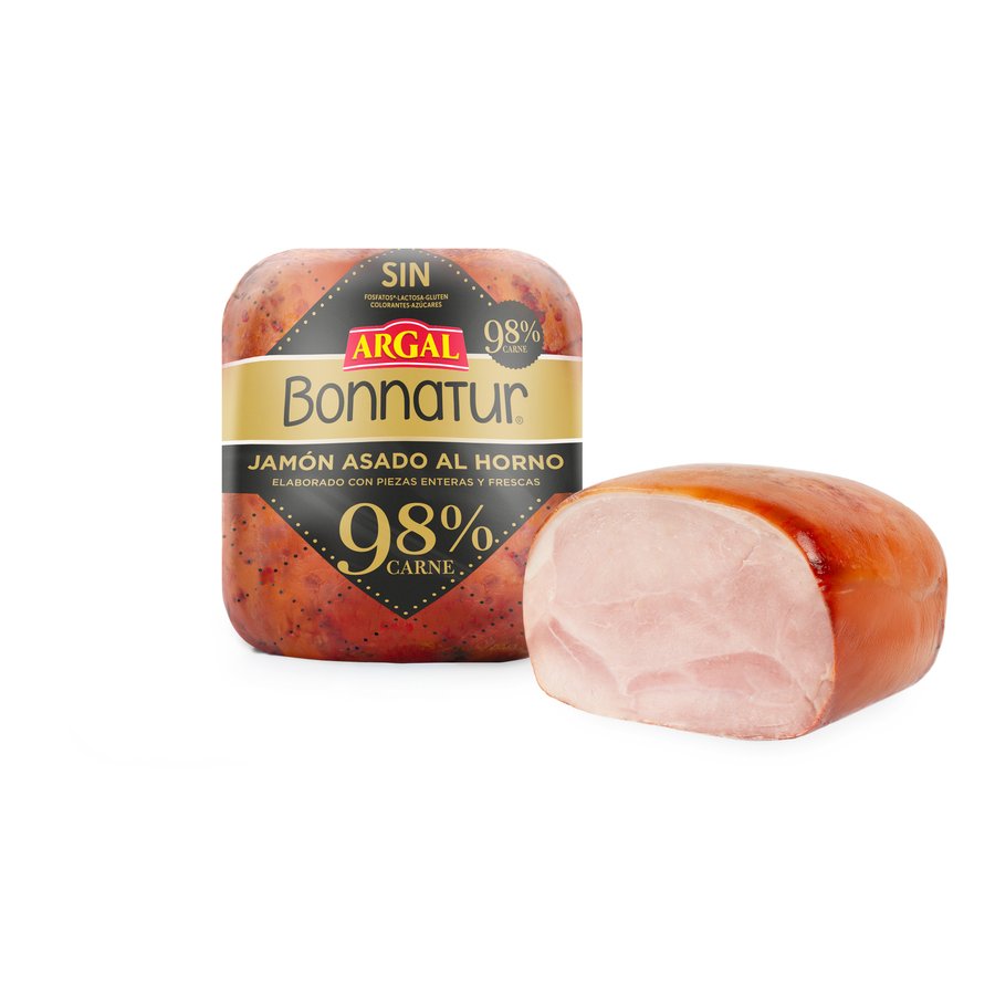 Jamón asado horno ARGAL BONNATUR 98% carne kilo