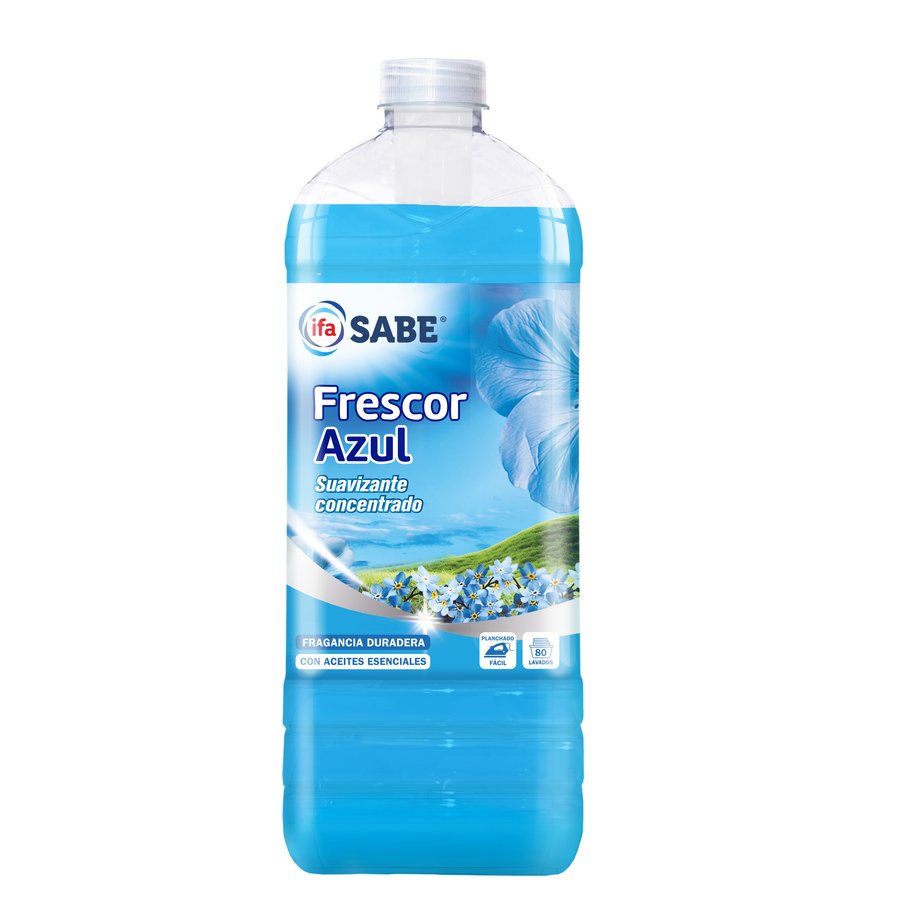 Suavizante concentrado IFA SABE fresco azul 80 lavados 1,7 l