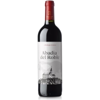 Viño tinto D.O.A Mancha ABADÍA DEL ROBLE botella 75 cl