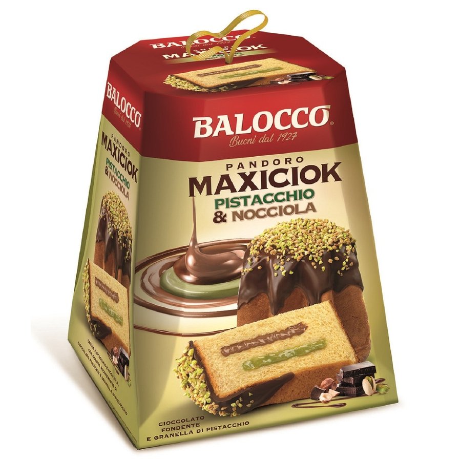 Pandoro Maxiciok pistacho BALOCCO 800 g