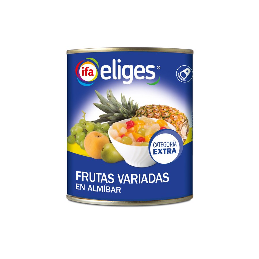 Cóctel de frutas en almíbar IFA ELIGES lata 480 g pne.