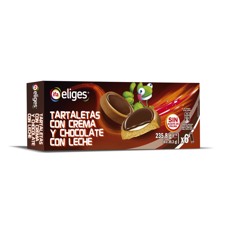 Tartaletas crema y choco IFA ELIGES 6x39,3 g