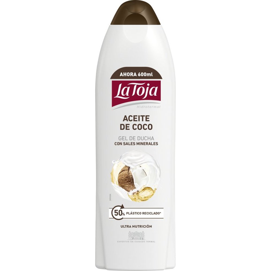 Gel de ducha LA TOJA aceite de coco 600 ml