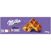 Biscoitos MILKA cake & choc 5 unidades 175 g
