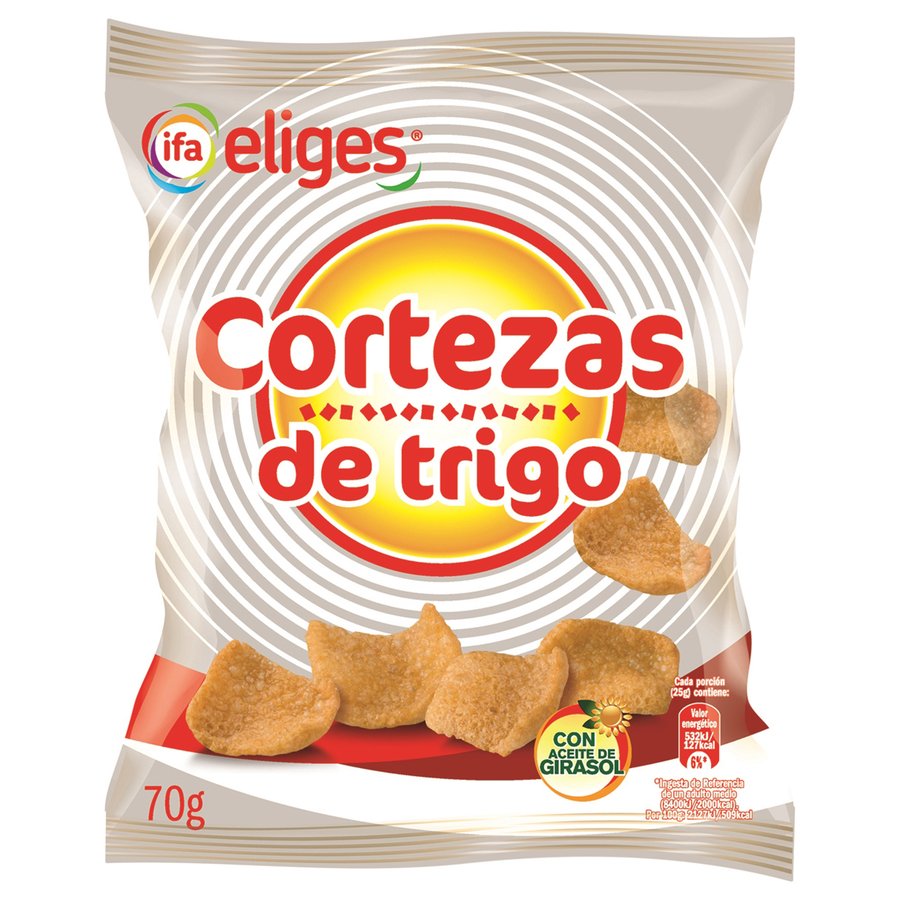Cortezas de trigo IFA ELIGES 70 g