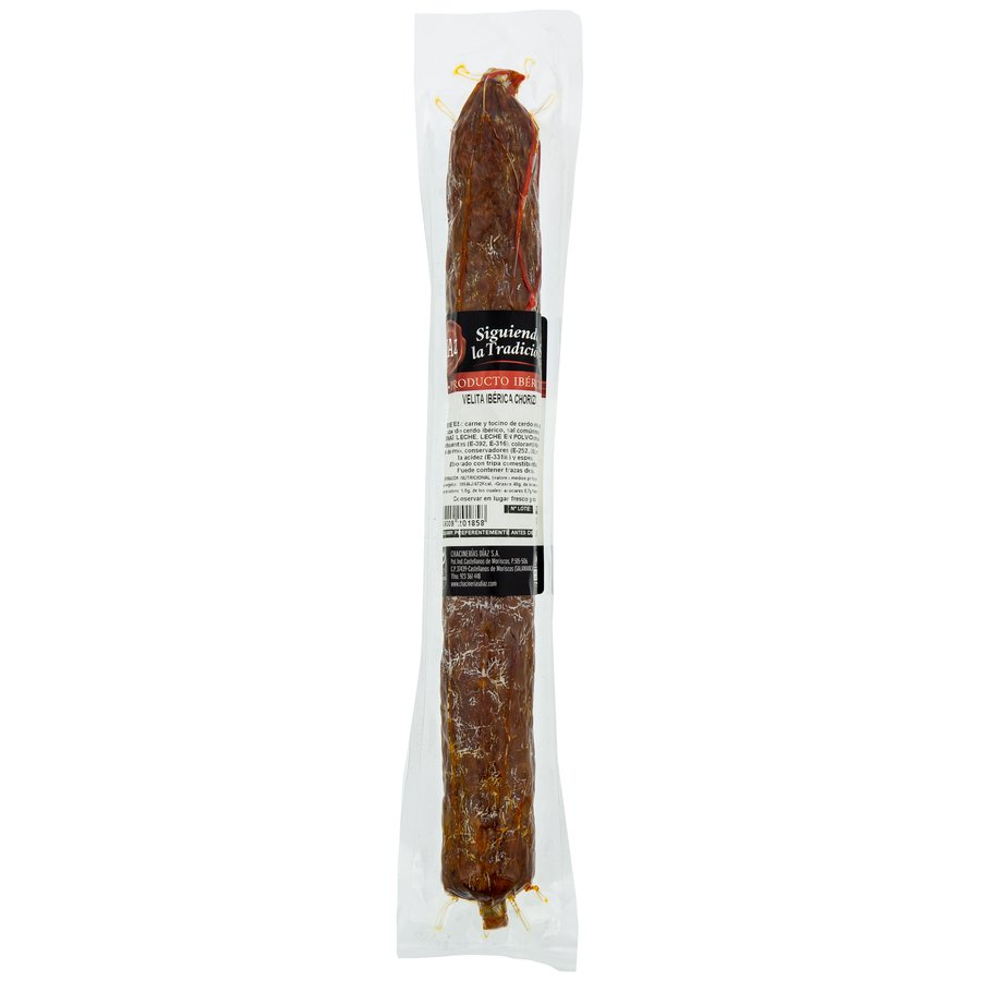 Chorizo ibérico DÍAZ Velita pieza 250 g