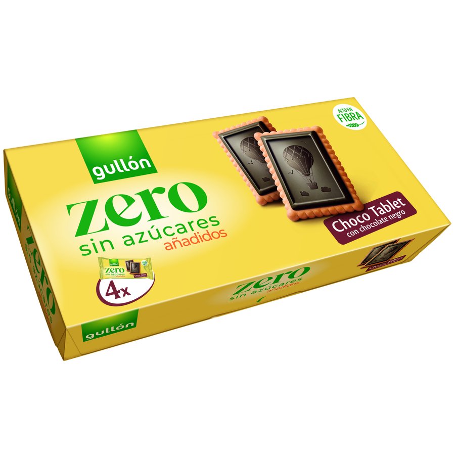Galletas GULLON Zero choco tablet sin azúcar 150 g