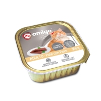 Alimento gato paté pavo IFA AMIGO tarrina 300 g