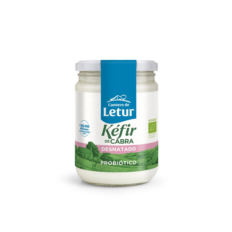 Kéfir cabra CANTERO DE LETUR natural 0% ecológico 420 g