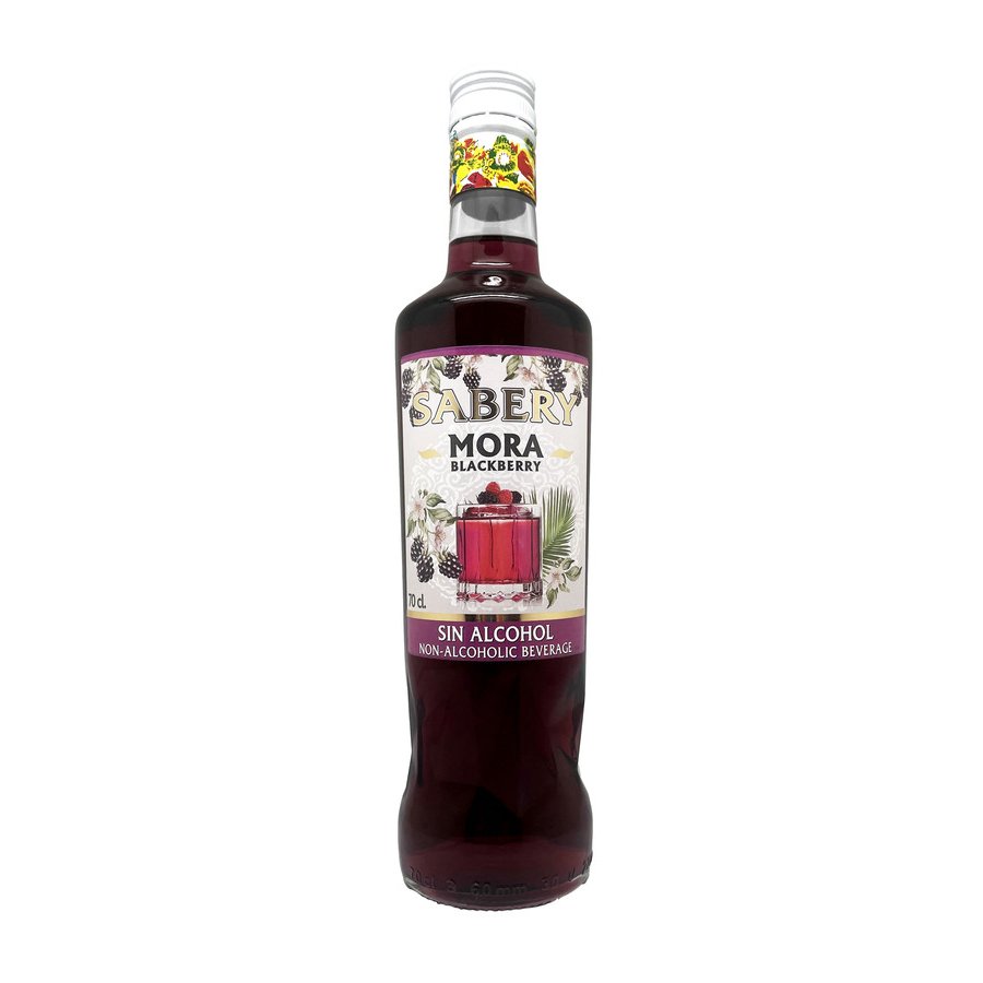 Bebida refrescante sin alcohol SABERY mora 70 cl