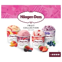 Helados HAAGEN DAZS Fruit Collection 4 unidades 326 g
