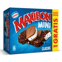 Helado mini Nestlé MAXIBON Classic 5+1 gratis 306 g