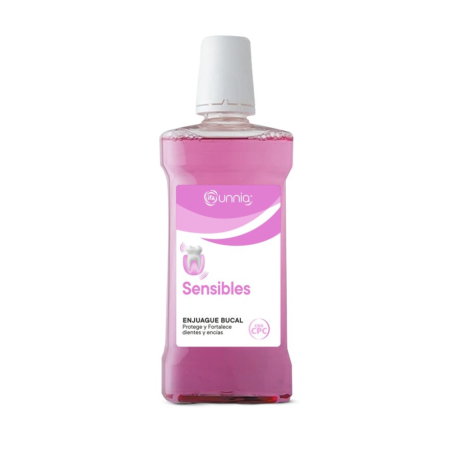 Emjuague bucal IFA UNNIA dientes y encías sensibles 500 ml