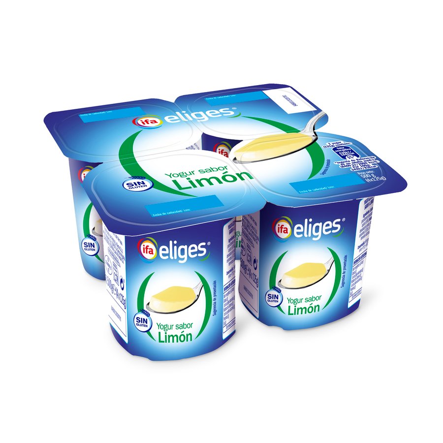 Yogur IFA ELIGES sabor limón pack 4x125 g