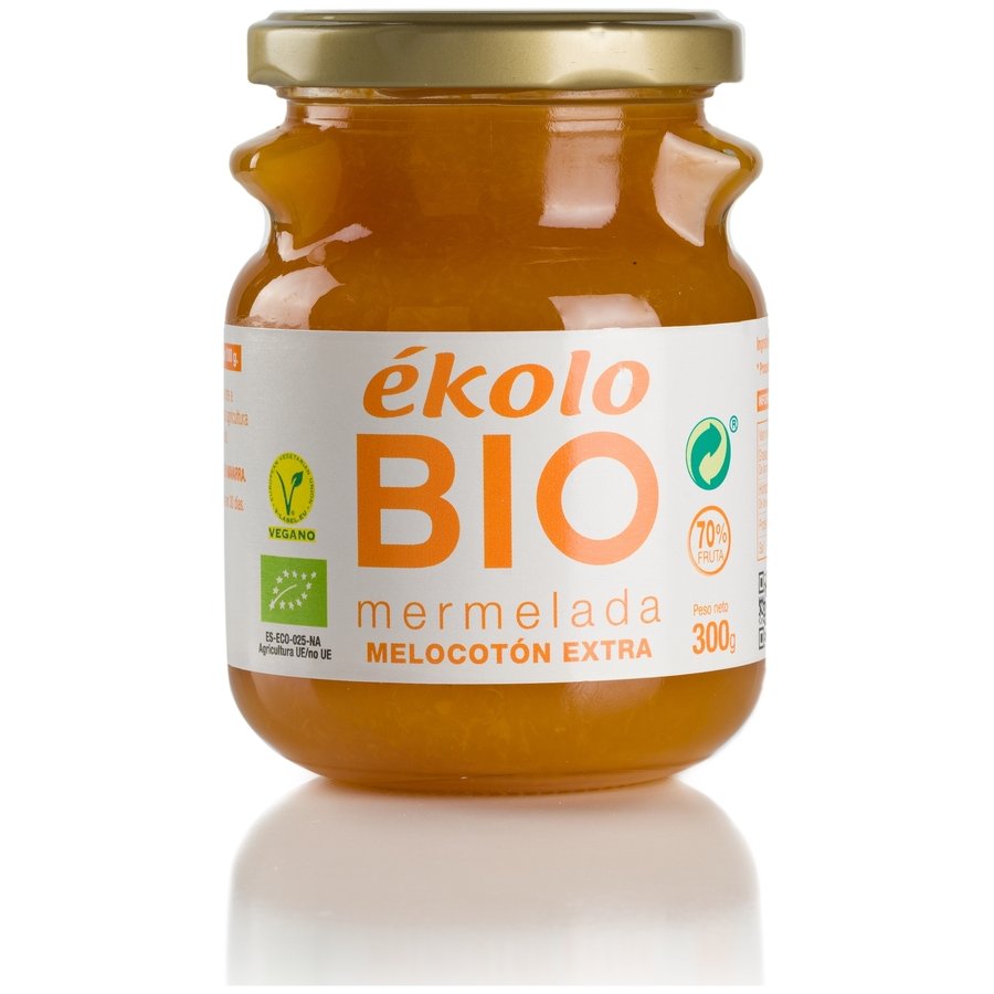 Mermelada EKOLO melocotón bio extra frasco 290 g