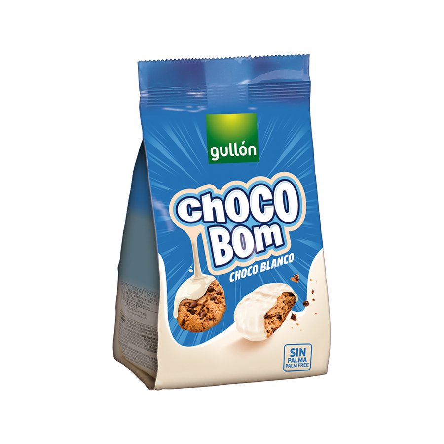 Galletas GULLÓN Choco Bom chocolate blanco 100 g