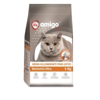 Arena gatos aglomerante IFA AMIGO bentonita ultra 4 k
